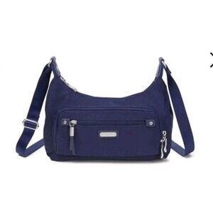 BAGGALLINI Everyday AntiTheft RFID protection nylon crossbody Dark Blue